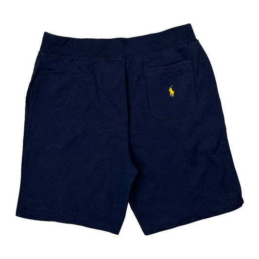 Drawstring Waist Polo By Ralph Lauren Shorts - Large Navy Cotton