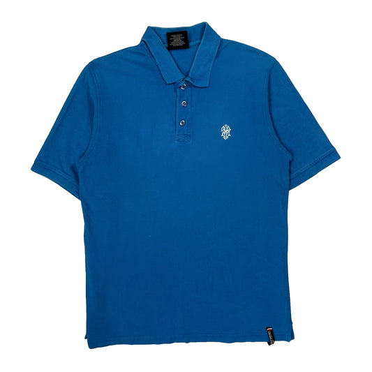 Vintage Southpole Polo Shirt - Medium Blue Cotton