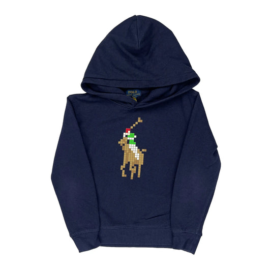 Age 7 Polo By Ralph Lauren Hoodie - Small Navy Cotton