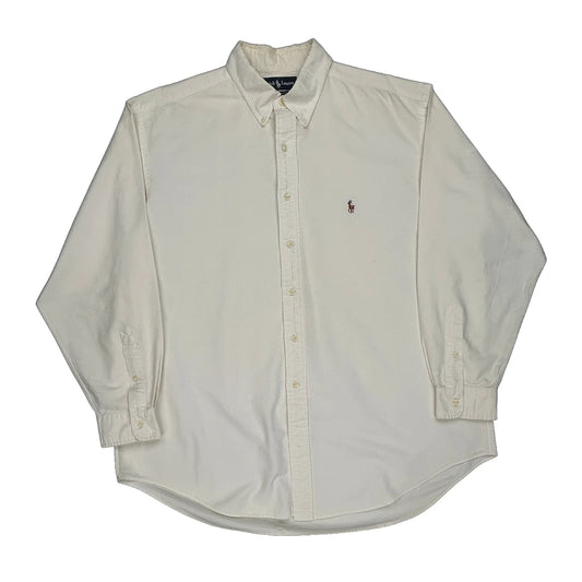Ralph Lauren Shirt - XL White Cotton