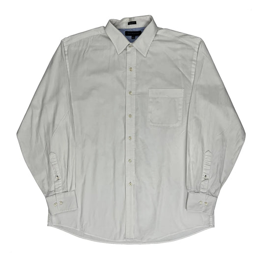 Tommy Hilfiger Shirt - Medium White Cotton