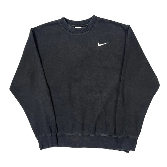Nike Sweatshirt - Medium Black Cotton
