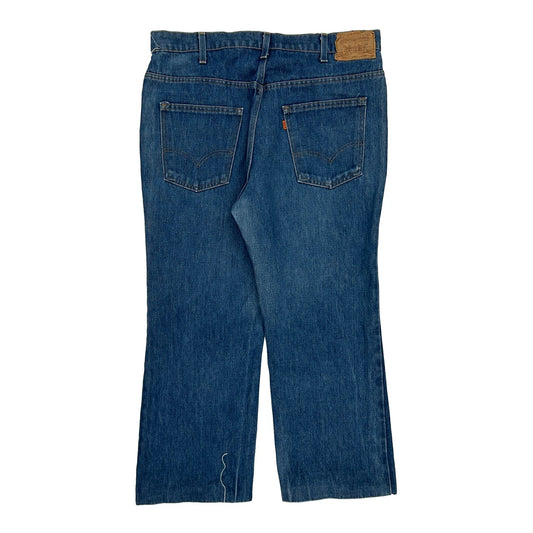 Orange Tab Levis Jeans - 36W 25L Blue Cotton