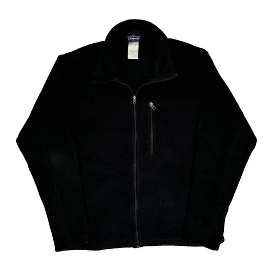 Patagonia Fleece Jacket - Large Black Polyester