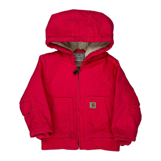 Age 12 Months Carhartt Jacket - 4XS Red Cotton