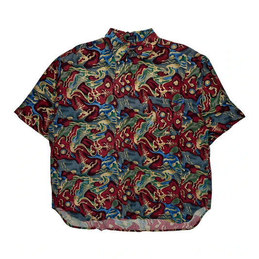 Cm Sport Short Sleeve Shirt - Medium Multicoloured Viscose