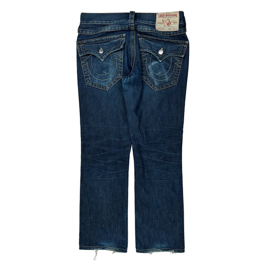 True Religion Boot Cut Jeans - 30W US 6 Blue Denim