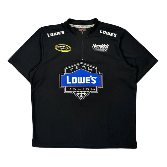 Team Lowe'S Racing Chase Authentics Nascar Jersey - XL Black Polyester