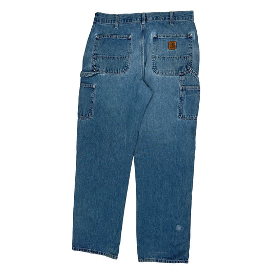 Carhartt Carpenter Jeans - 33W 31L Blue Denim