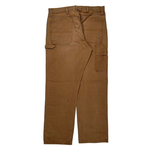 Unbranded Carpenter Trousers - 34W 30L Brown Cotton