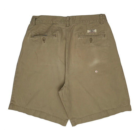 Vintage Polo By Ralph Lauren Chino Shorts - 32W 9L Beige Cotton
