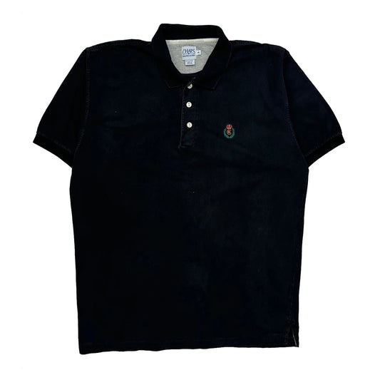 Chaps Ralph Lauren Polo Shirt - XL Black Cotton