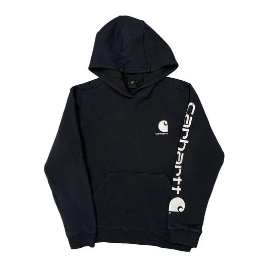 Age 14-16 Carhartt Hoodie - Large Black Cotton
