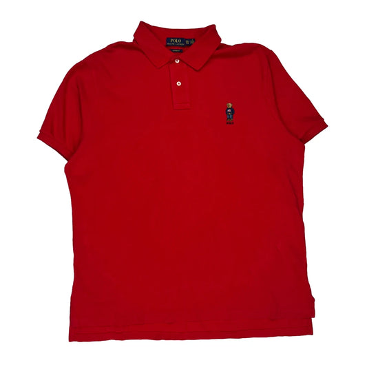 Polo By Ralph Lauren Polo Shirt - 2XL Red Cotton