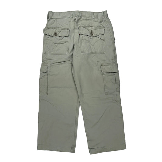 Levis Cargo Cargo Trousers - 32W 27L Grey Cotton