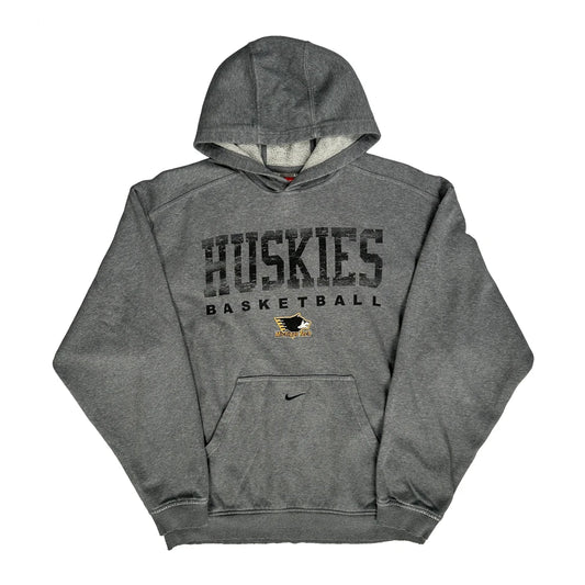 Huskies Basketball Nike Graphic Hoodie - Medium Gray Cotton