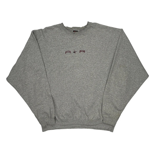 Air Nike Sweatshirt - 2XL Gray Cotton
