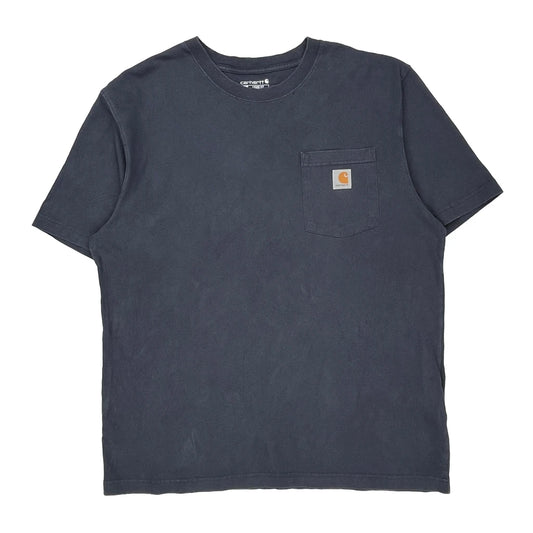 Carhartt T-Shirt - Large Gray Cotton