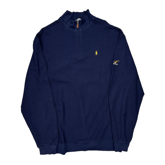 Polo By Ralph Lauren 1/4 Zip - 2XL Navy Cotton