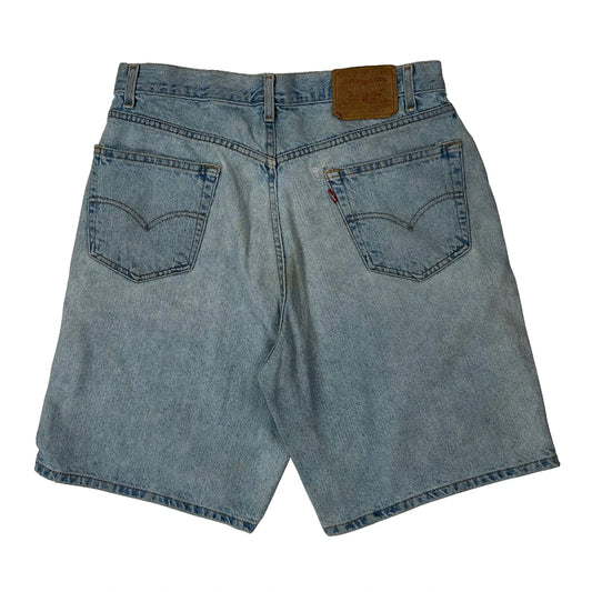 Levis Denim Shorts - 36W 9L Light Wash Cotton