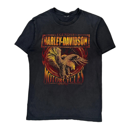 Leesburg, Florida Harley Davidson Graphic T-Shirt - XS Black Cotton