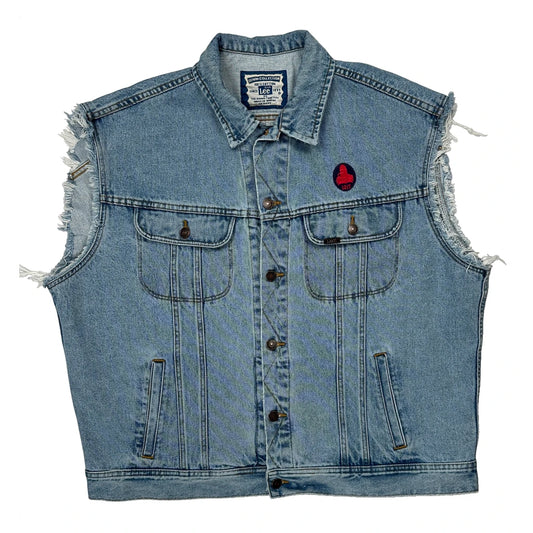 Lee Denim Vest - XL Blue Cotton