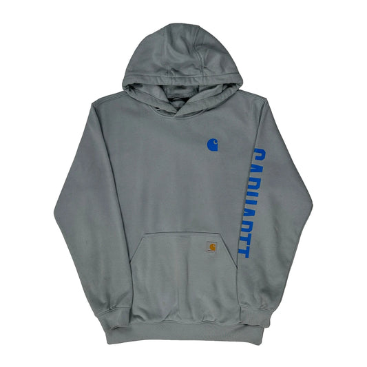Carhartt Hoodie - Medium Grey Cotton Blend