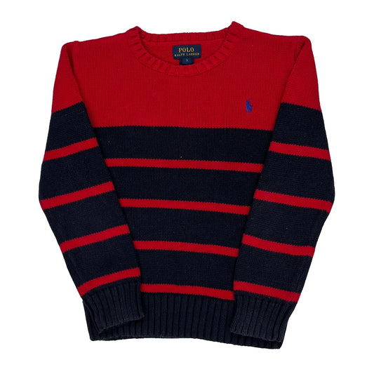 Age 7 Polo By Ralph Lauren Sweater - Small Navy Cotton