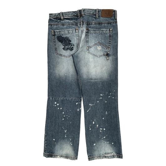 Vintage Armani Exchange Jeans - 36W 31L Blue Cotton