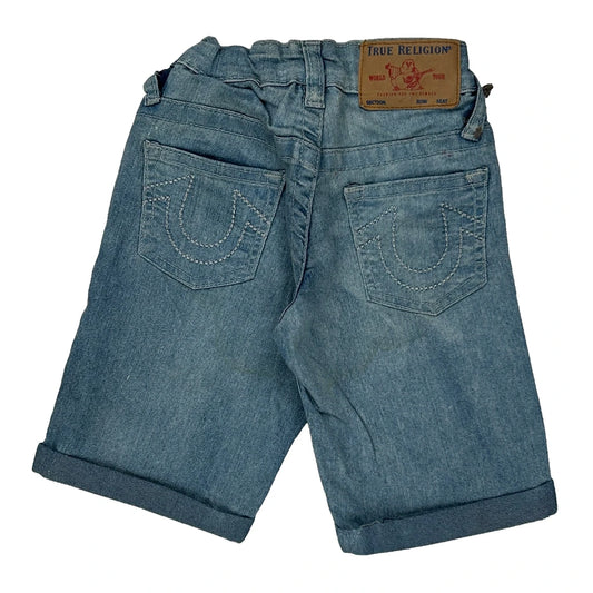 Age 5 True Religion Denim Shorts - X-Smallw 5L Blue Denim
