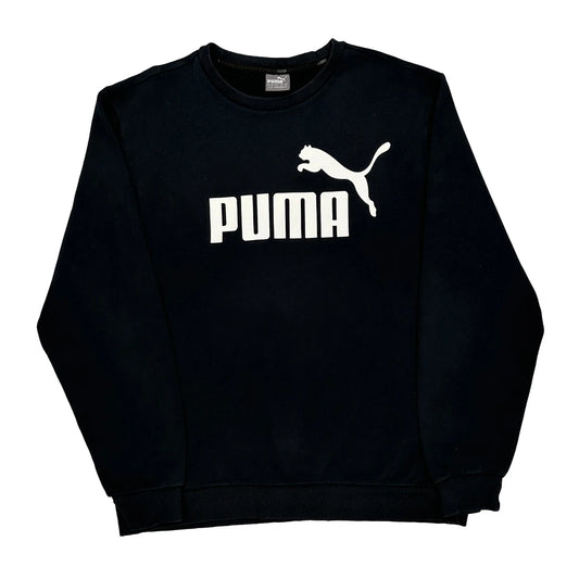 Puma Spellout Sweatshirt - XL Black Cotton