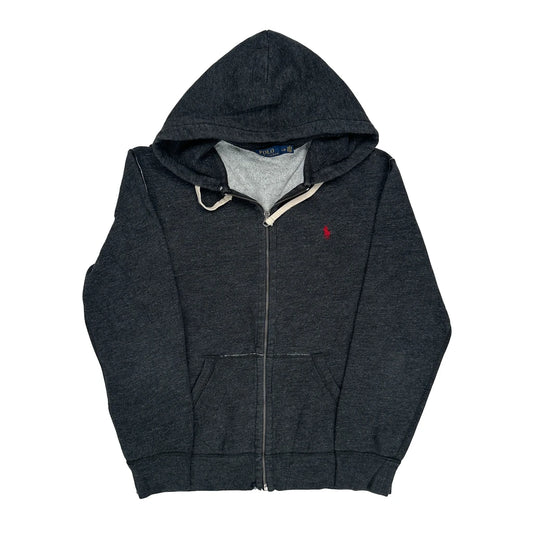 Polo By Ralph Lauren Hoodie - Large Grey Cotton