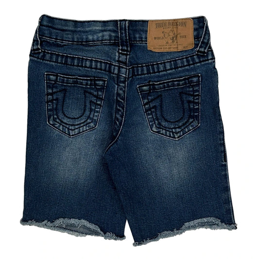 Age 4 True Religion Denim Shorts - Smallw 6L Blue Denim