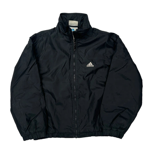 Age 10 Adidas Windbreaker - Medium Black Polyester