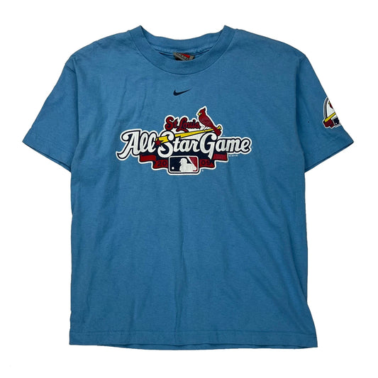 St. Louis Cardinals Nike Mlb T-Shirt - Large Blue Cotton