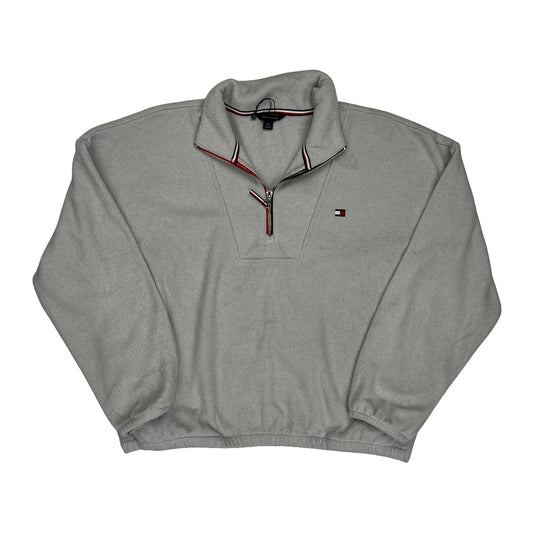 Tommy Hilfiger Fleece - Large Gray Polyester