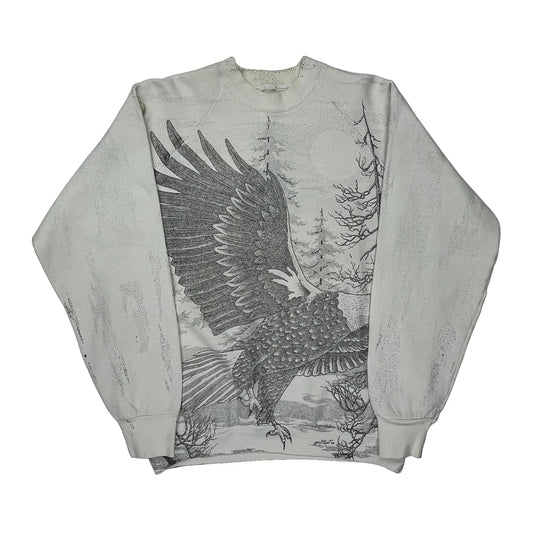 Unbranded Sweatshirt - XL White Cotton