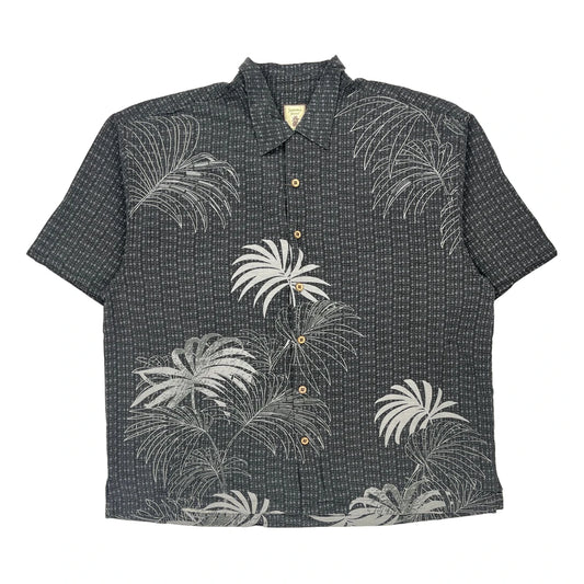 Jamaica Jaxx Hawaiian Shirt - 2XL Grey Silk