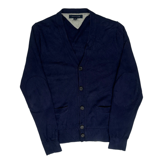 Tommy Hilfiger V-Neck Cardigan - Medium Navy Cotton