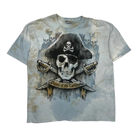 Pirates Of The Caribbean Disney Graphic T-Shirt - XL Multicoloured Cotton