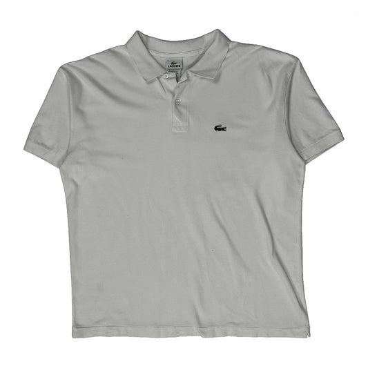 Lacoste Polo Shirt - 2XL White Cotton
