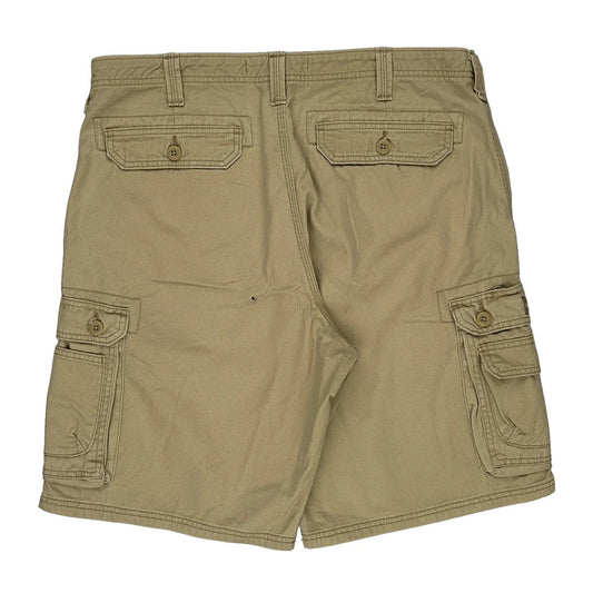 Vintage Lee Cargo Shorts - 36W 11L Beige Cotton