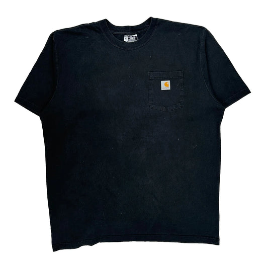 Carhartt Tall T-Shirt - XL Black Cotton
