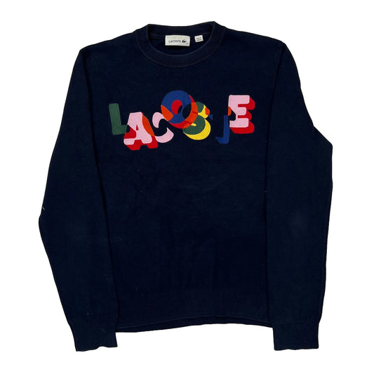 Lacoste Graphic Jumper - Small Multicoloured Cotton