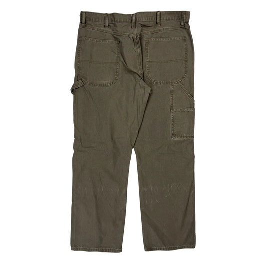 Unbranded Carpenter Trousers - 38W 30L Brown Cotton