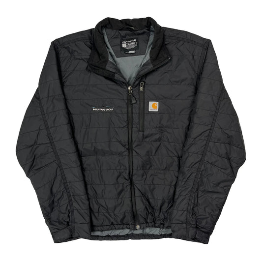 Rain Defender Carhartt Jacket - Large Black Polyester