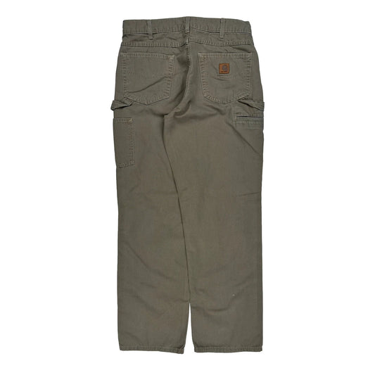Carhartt Carpenter Trousers - 32W 33L Grey Cotton