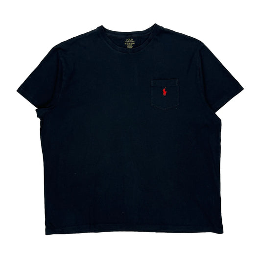 Polo By Ralph Lauren T-Shirt - 2XL Black Cotton