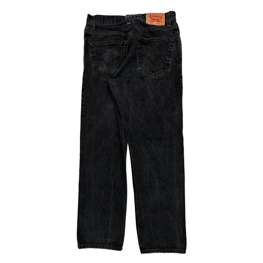 505 Levis Jeans - 34W 32L Black Cotton