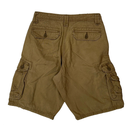Lee Cargo Shorts - 30W 11L Beige Cotton